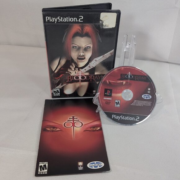 BloodRayne (Sony PlayStation 2, 2002) PS2 Complete With Manual Tested Working - Picture 1 of 11